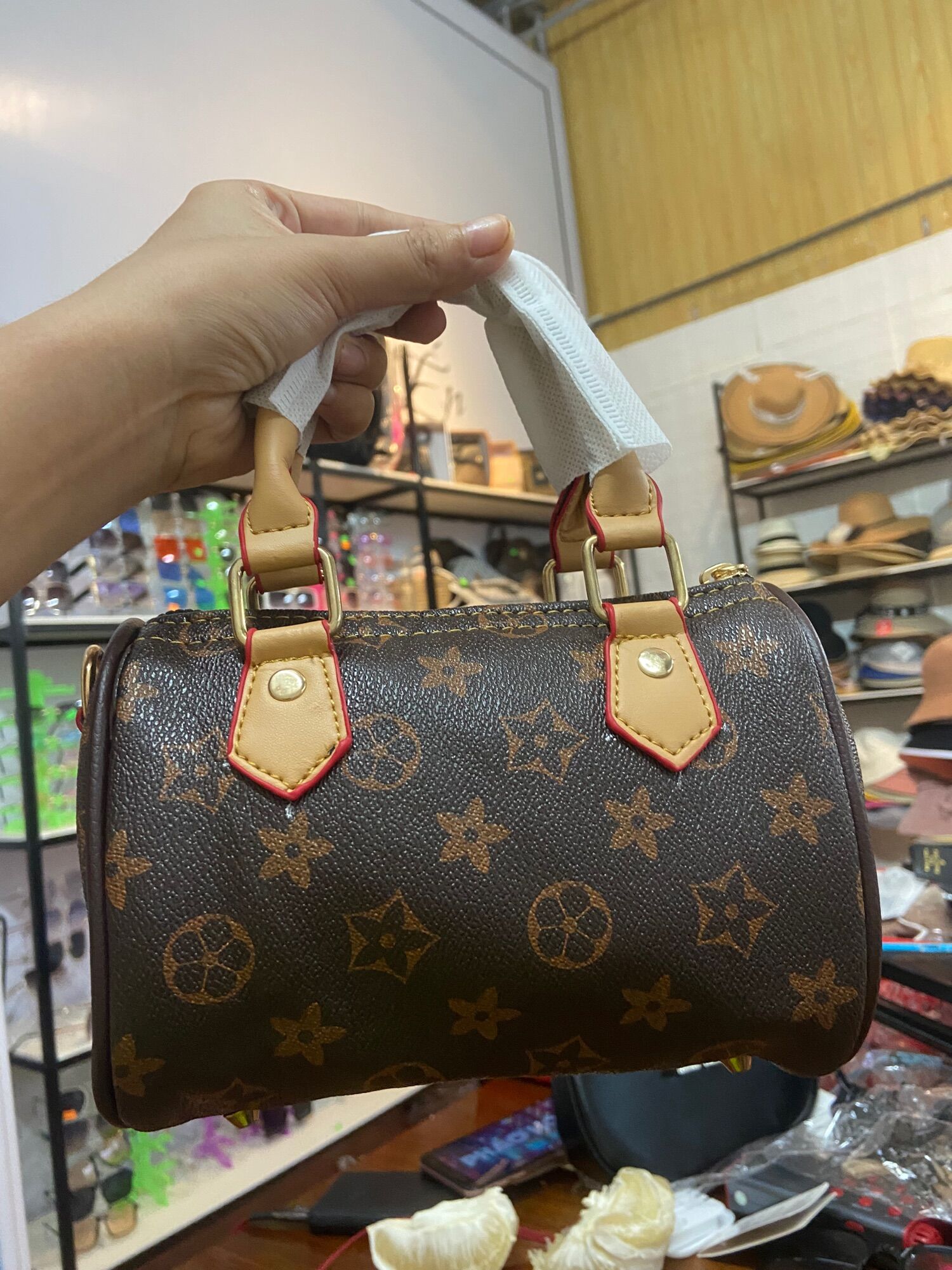 Túi trống Lv size 20