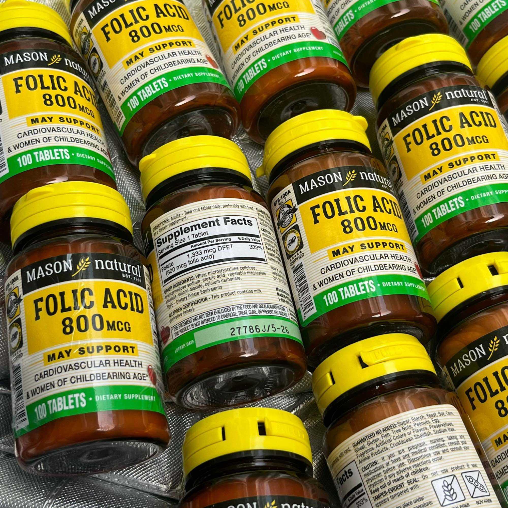Folic acid hỗ trợ mọc râu, tóc