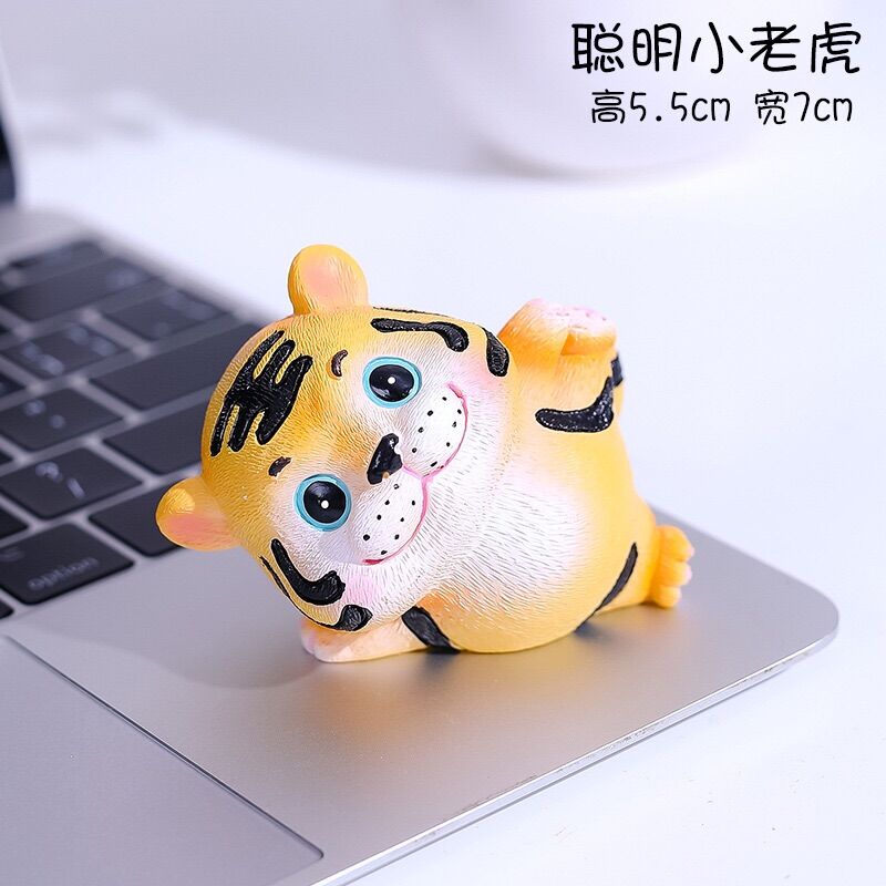 Bộ 4 chú hổ con mini trang trí