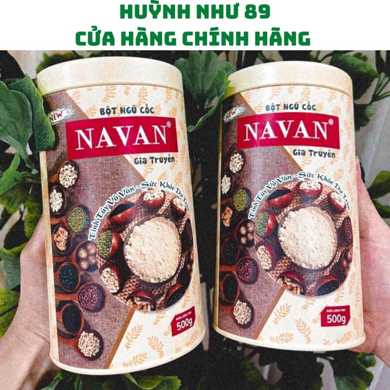 chính hãngNgũ Cốc Dinh Dưỡng Gia Truyền Navan Phiên Bản Hộp 500gr