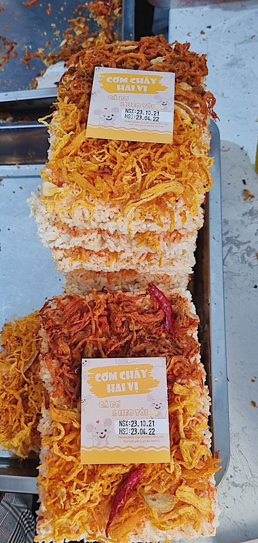 CƠM CHÁY ĐẶC BIỆT - Vị Mực Cay & Mực Sốt Thái 180g