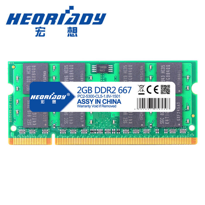 Thẻ Nhớ Máy Tính Xách Tay Hongxiang DDR2 667 2G Tương Thích PC2-5300 533 Hỗ Trợ Kết Nối Kép thumbnail