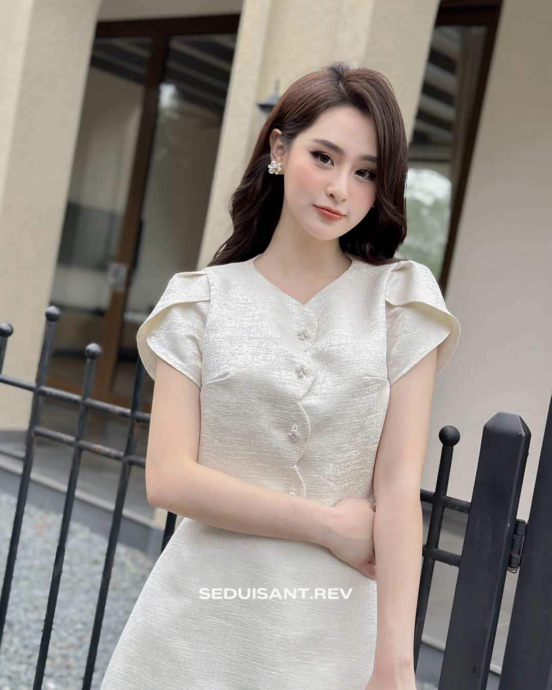 Audrey Top - áo croptop tafta gấm SEDUISANT.REV