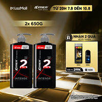 Combo 2 Tắm gội hương nước hoa Châu Âu X-Men for Boss Intense 2in1 650g
