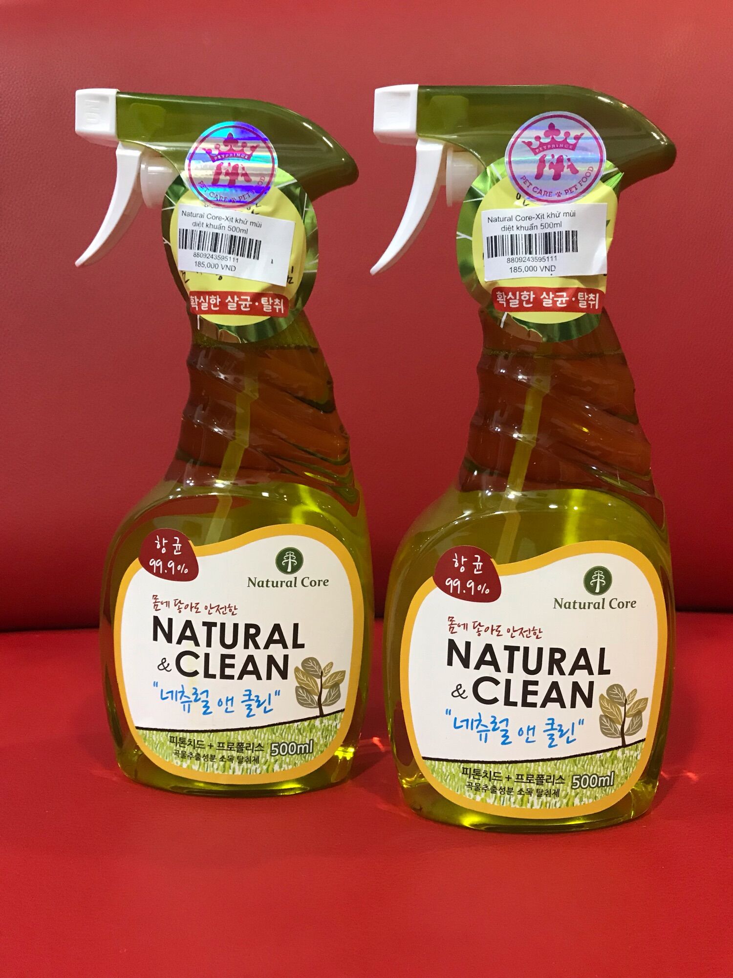 Xịt khử mùi diệt khuẩn Natural & Clean