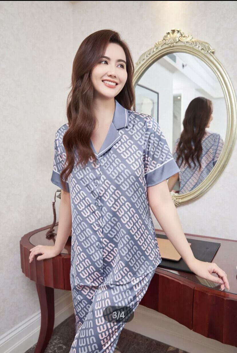Combo 5 bộ đồ ngủ luxury Tím