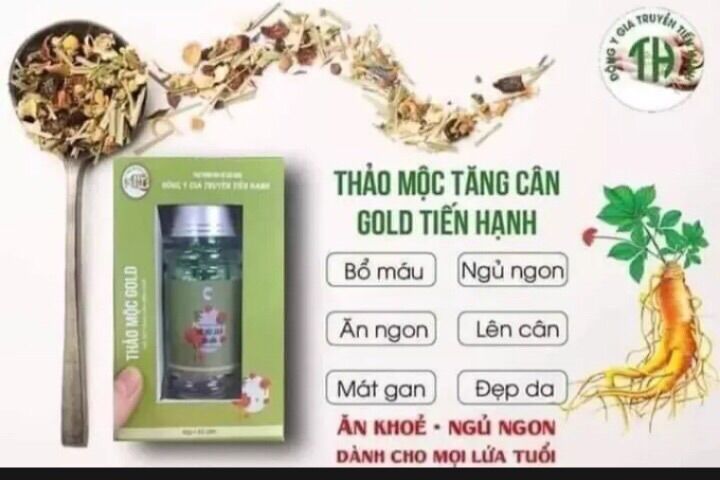 Tăng cân tien hanh gold hộp 60 viên