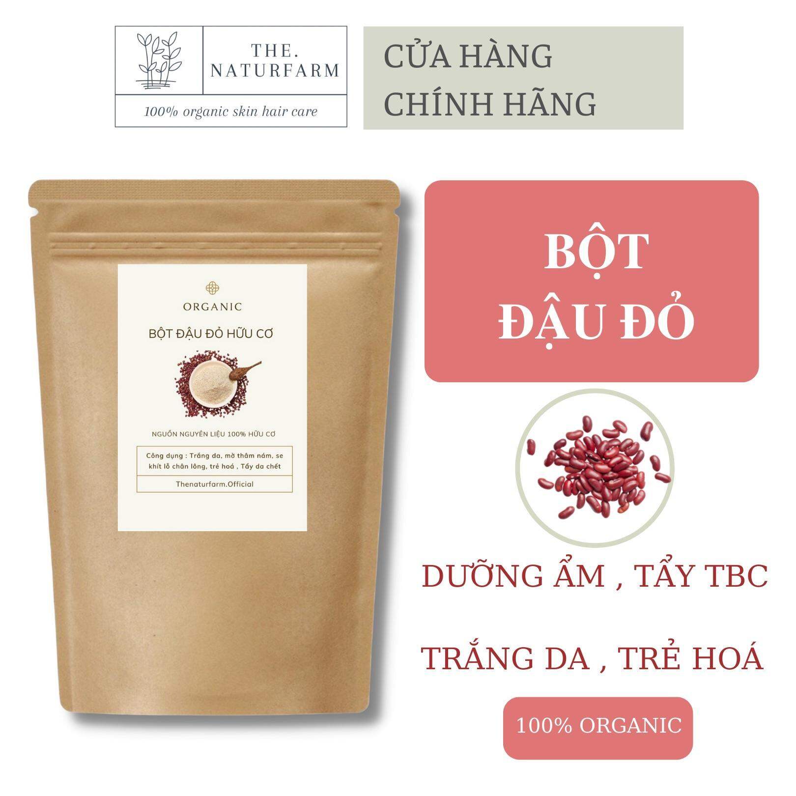 Bột đậu đỏ nguyên chất trắng da [ 50GR ]