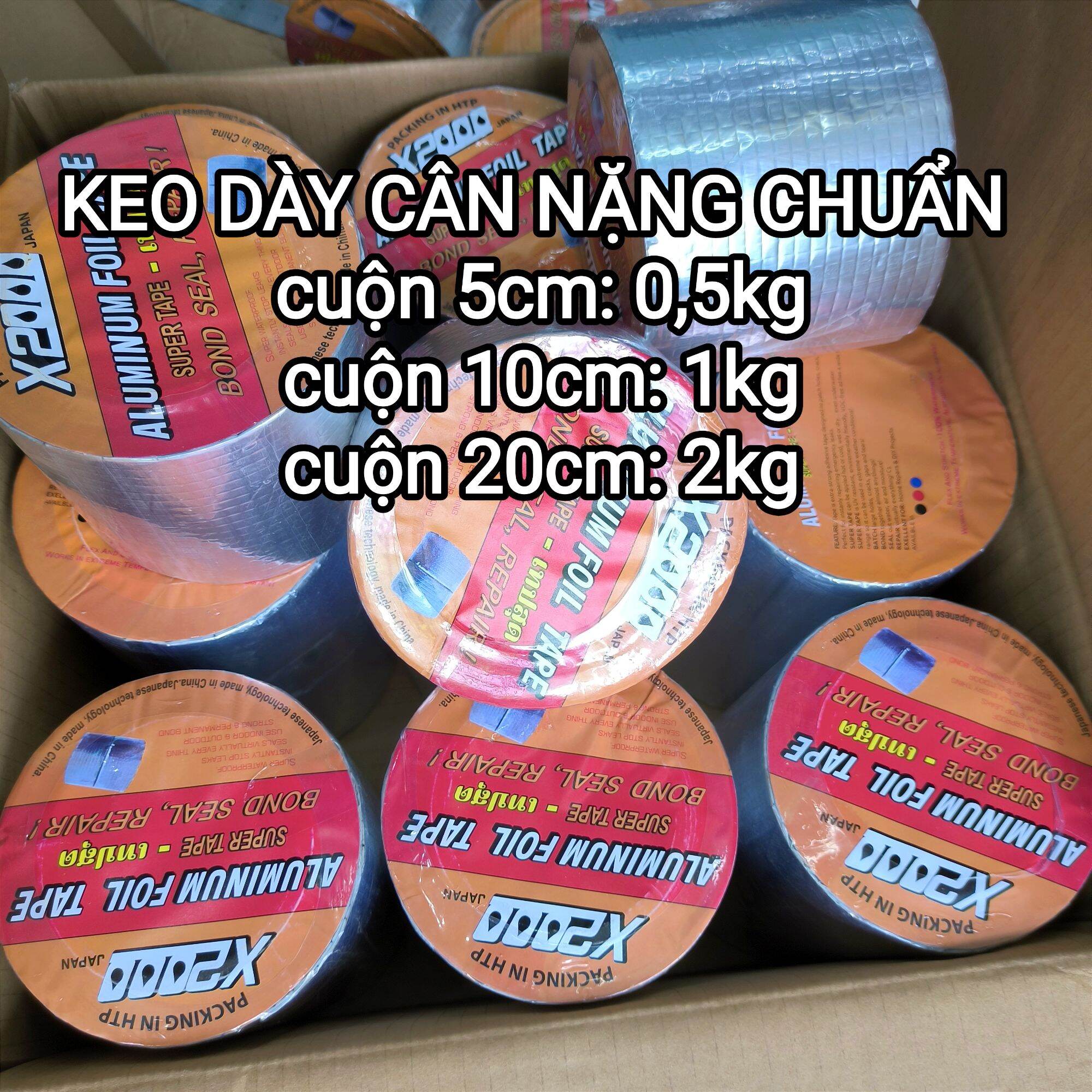 (20cm×5m)Băng Keo Chống Thấm Dột Nano X2000 Japan,Keo Dày Siêu Bám Dính.