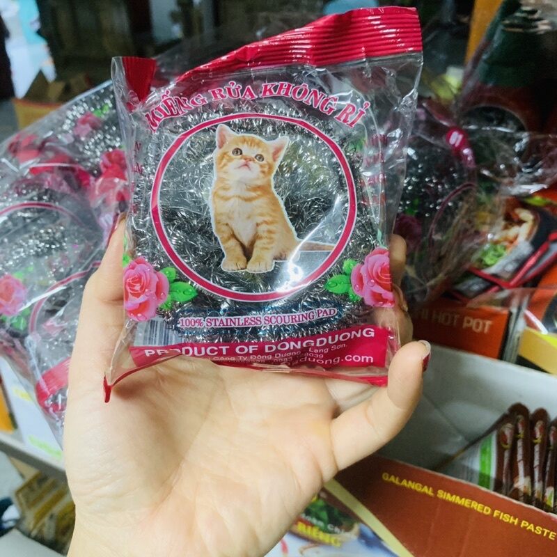 cọ xong nồi inox không gỉ