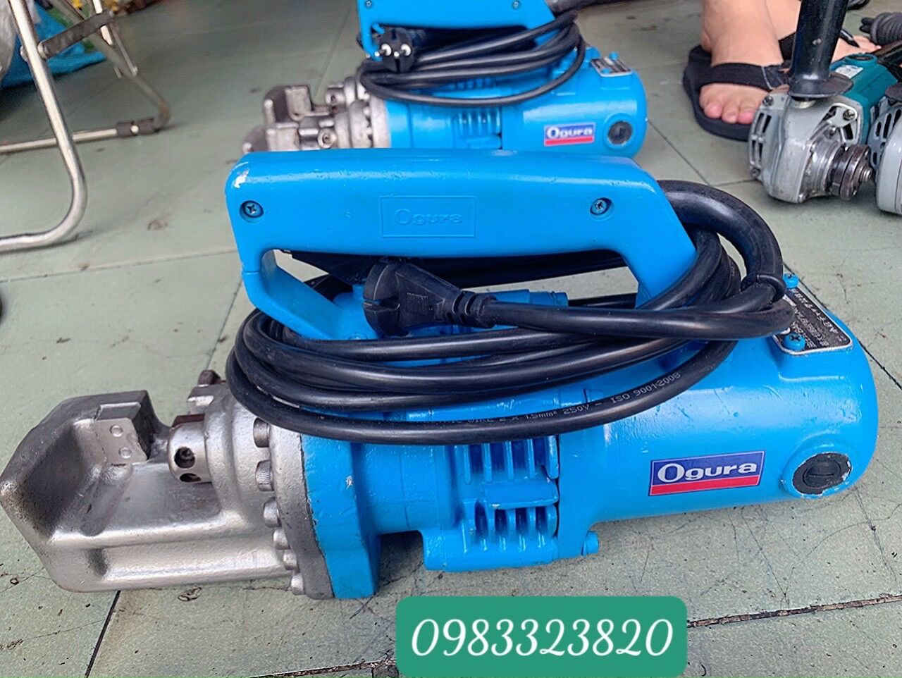 Máy cắt sắt thuỷ lực 20mm ogura