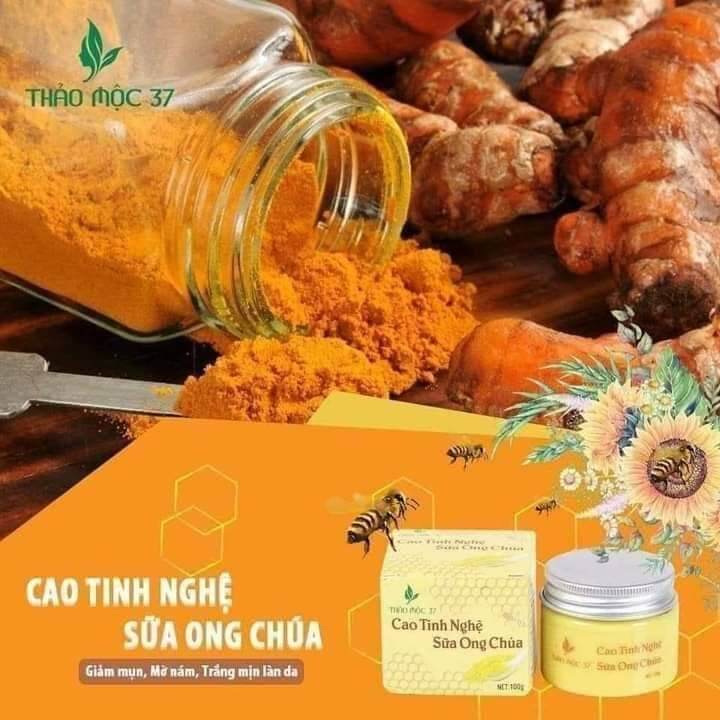 Combo cao tinh nghệ và sữa rửa mặt thảo mộc 37