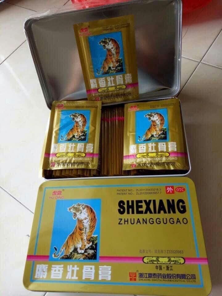 5 gói cao dán con cọp
