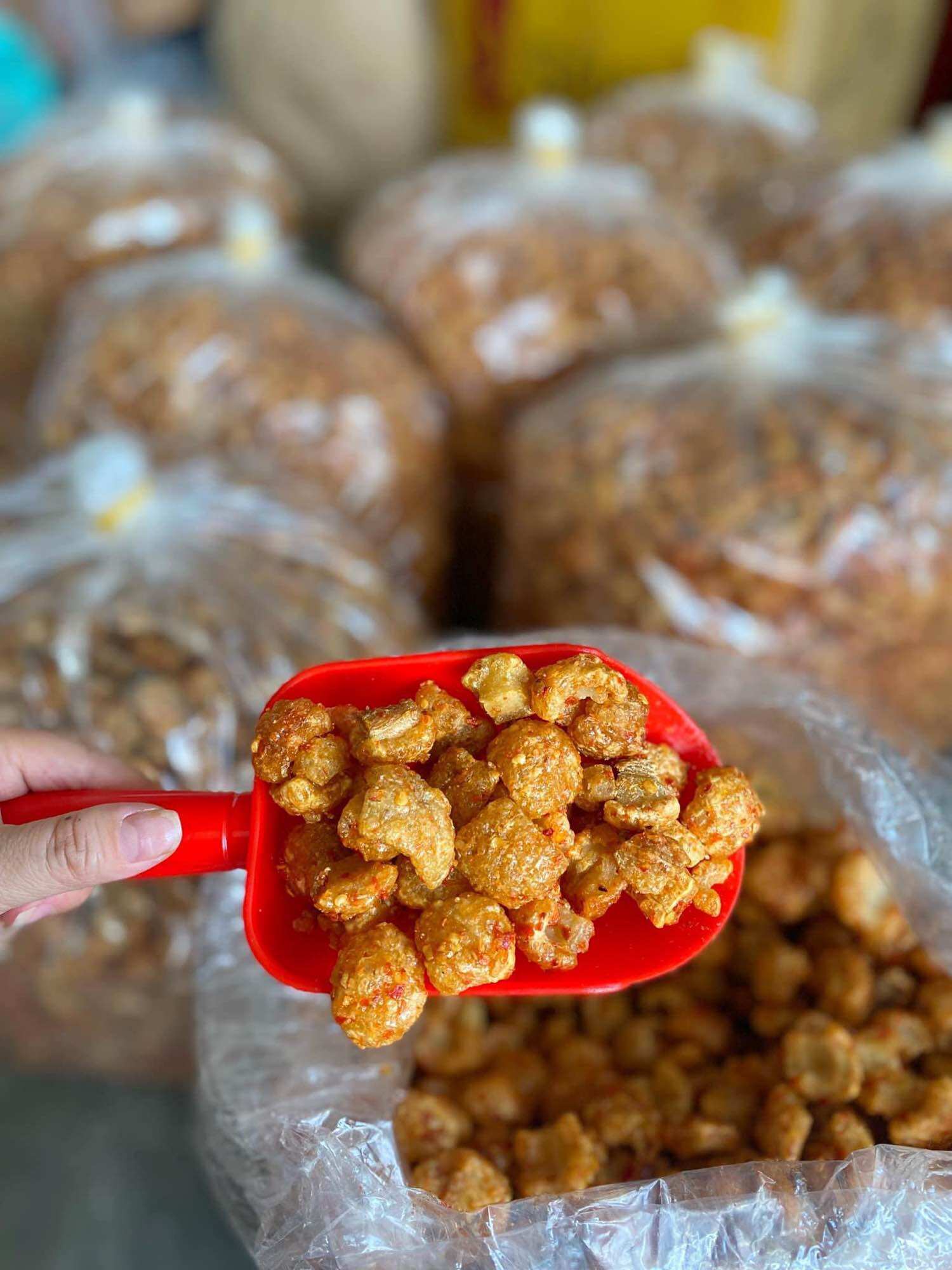 Tóp mỡ mắm tỏi Tóp mỡ giòn loại đặc biệt