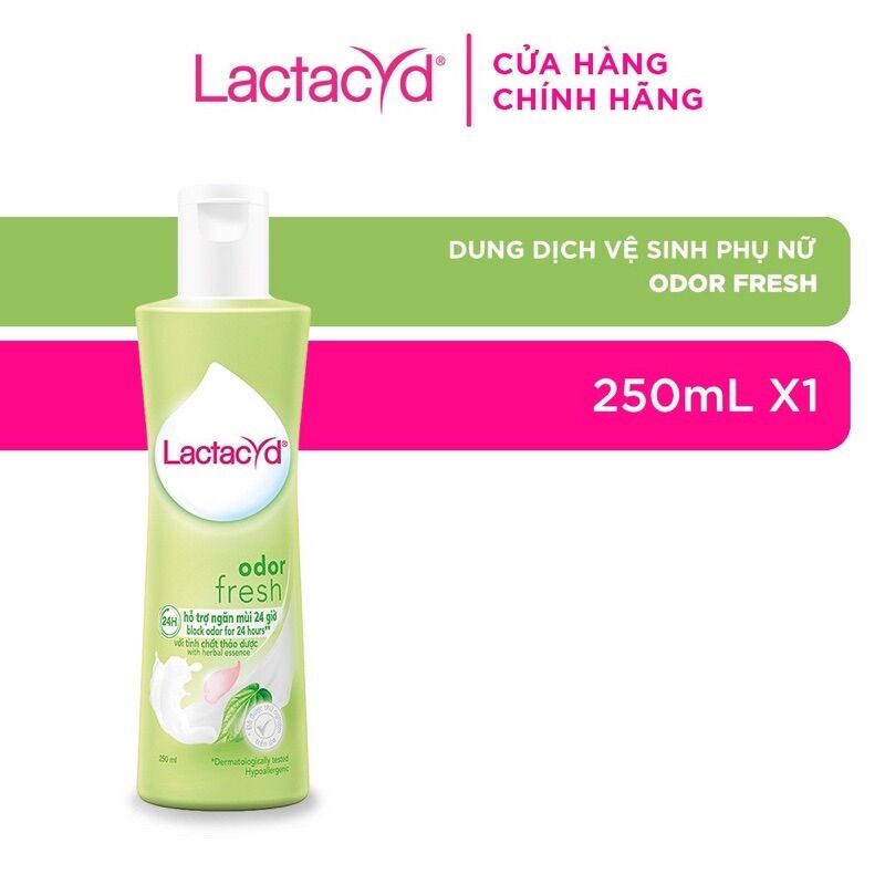Lactacyd,Dung dịch Vệ Sinh Phụ Nữ Oder Fresh 250ml