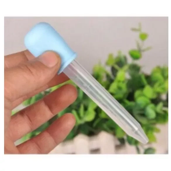 ỐNG BÓN SỮA, THUỐC CHO BÉ, ĐẦU BÓP SILICON MỀM 5ml