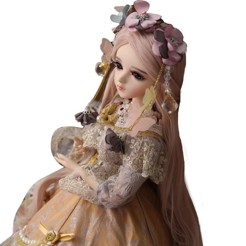 Búp Bê 60cm Doris Face Up Tay - Thay Được Tóc + Mắt - Karina