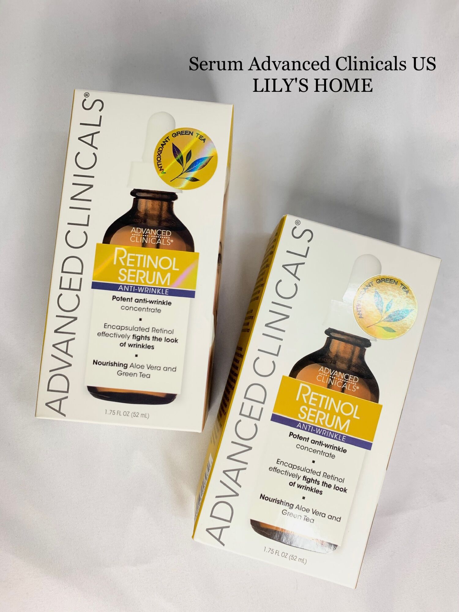 Advanced Clinicals, Serum Retinol cải thiện sắc tố da, cải thiện thâm nám và chống lão hóa, Retinol Serum Anti-Wrinkle 52ml
