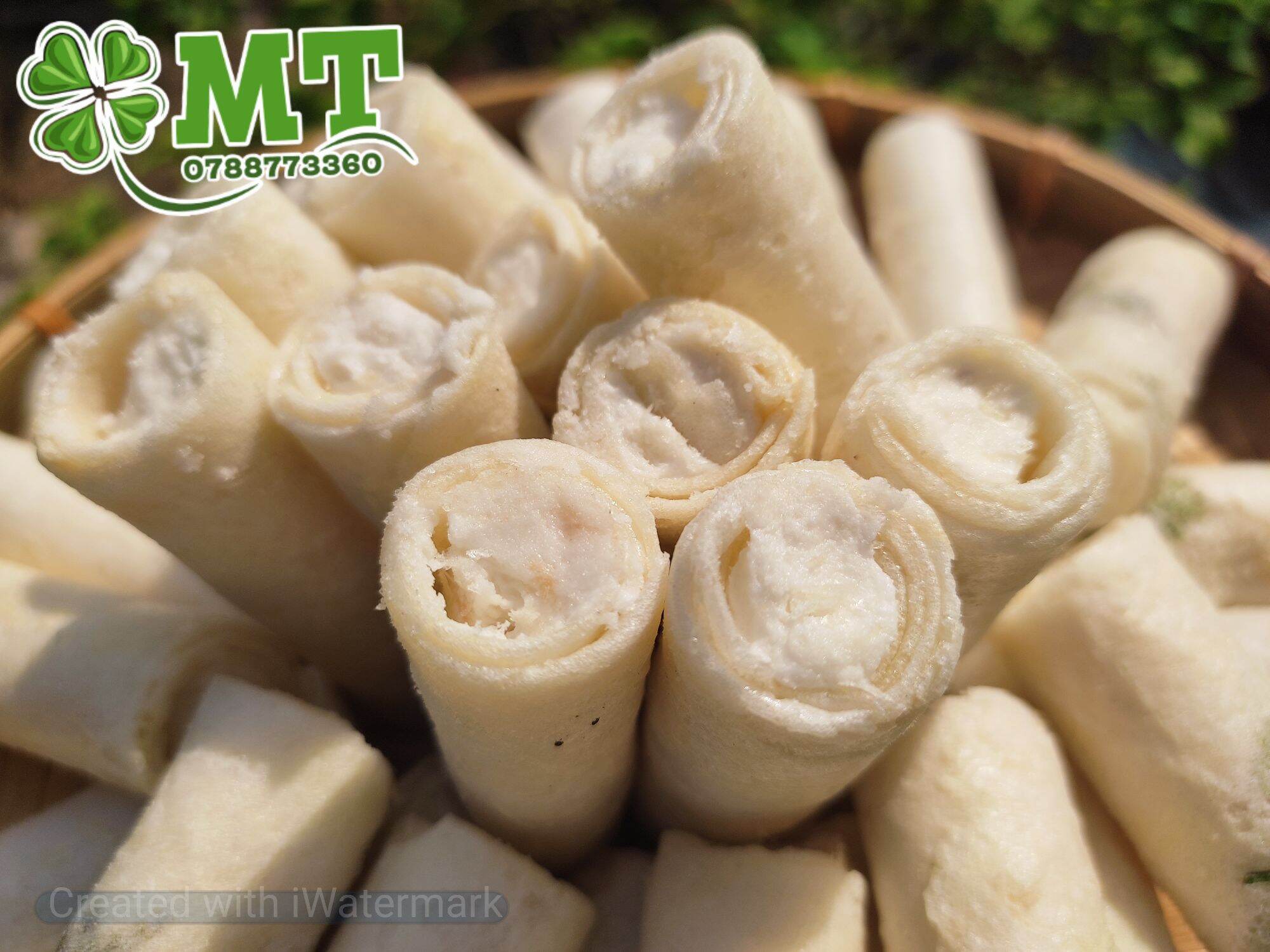 Bánh ống ngò nhân kem vani 1kg