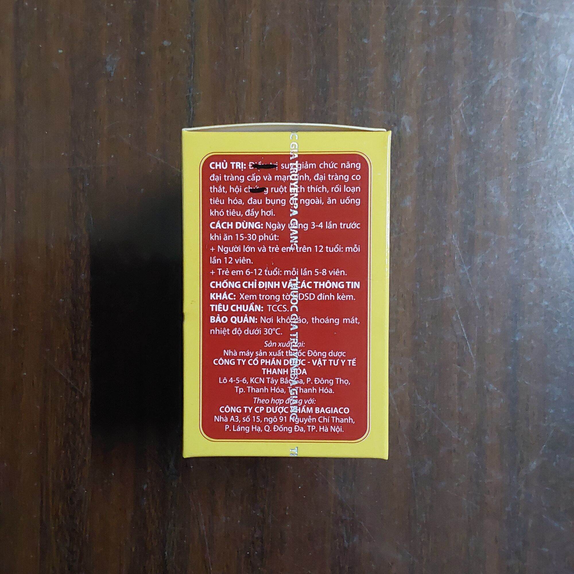 Đại Tràng Hoàn Bà Giằng 240 viên