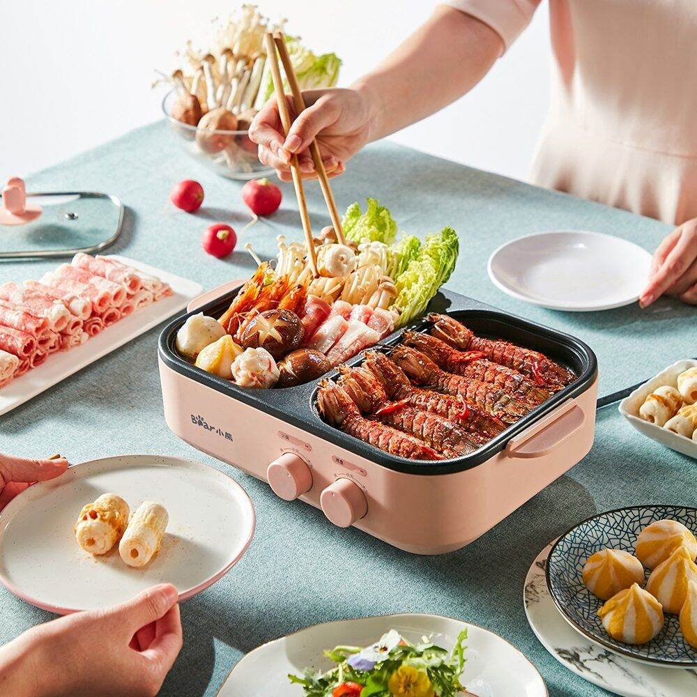 CHẢO ĐIỆN NƯỚNG LẨU MINI BEAR