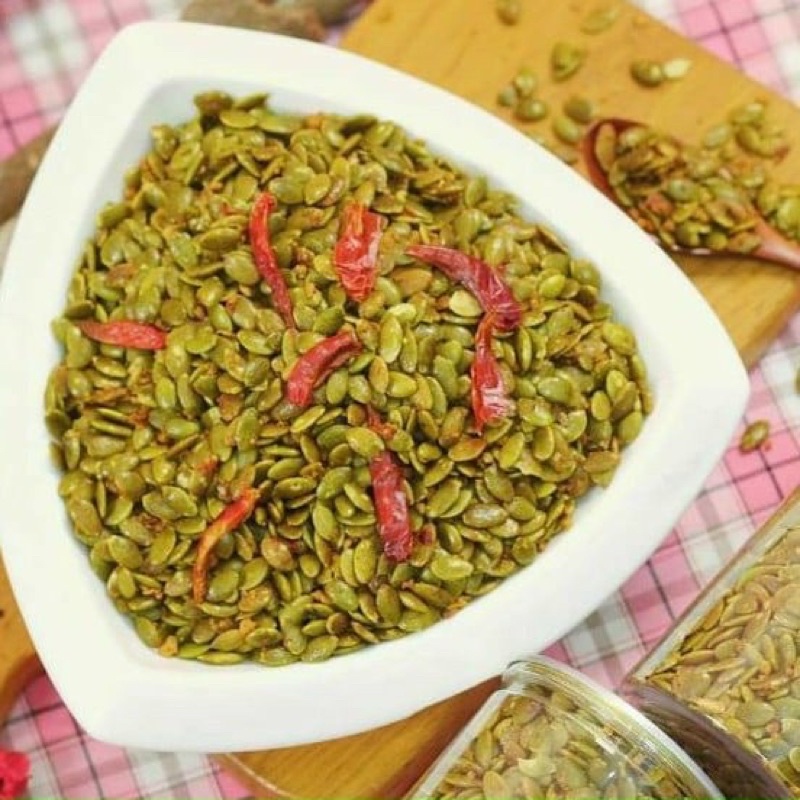 500G NHÂN HẠT BÍ RANG TỎI ỚT-BAO NGON