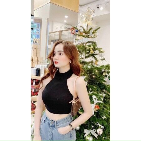 Áo Croptop Yếm Hở Lưng