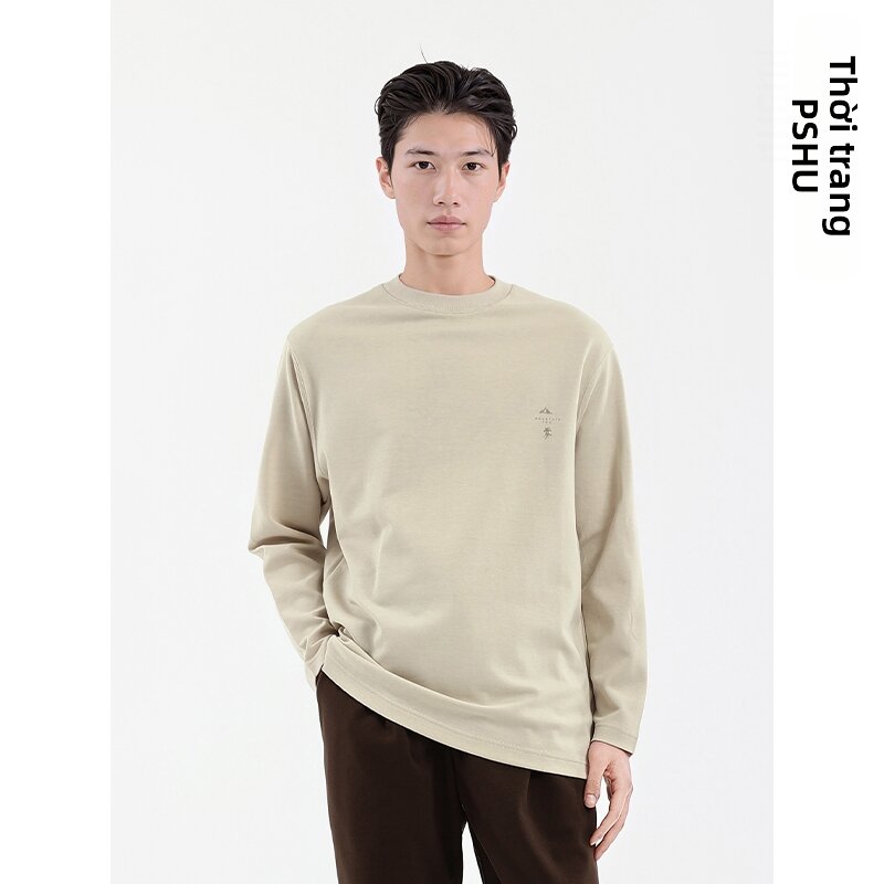 OPTIMISTIC  ATTITUDE | Spring and Autumn New Design Simple Round Collar National Trend Elegant Long Sleeve T-Shirt Giá 1,388,000 Đồng*Miễn phí vận chuyển