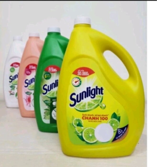 Nước rửa chén sunlight can 3,6kg