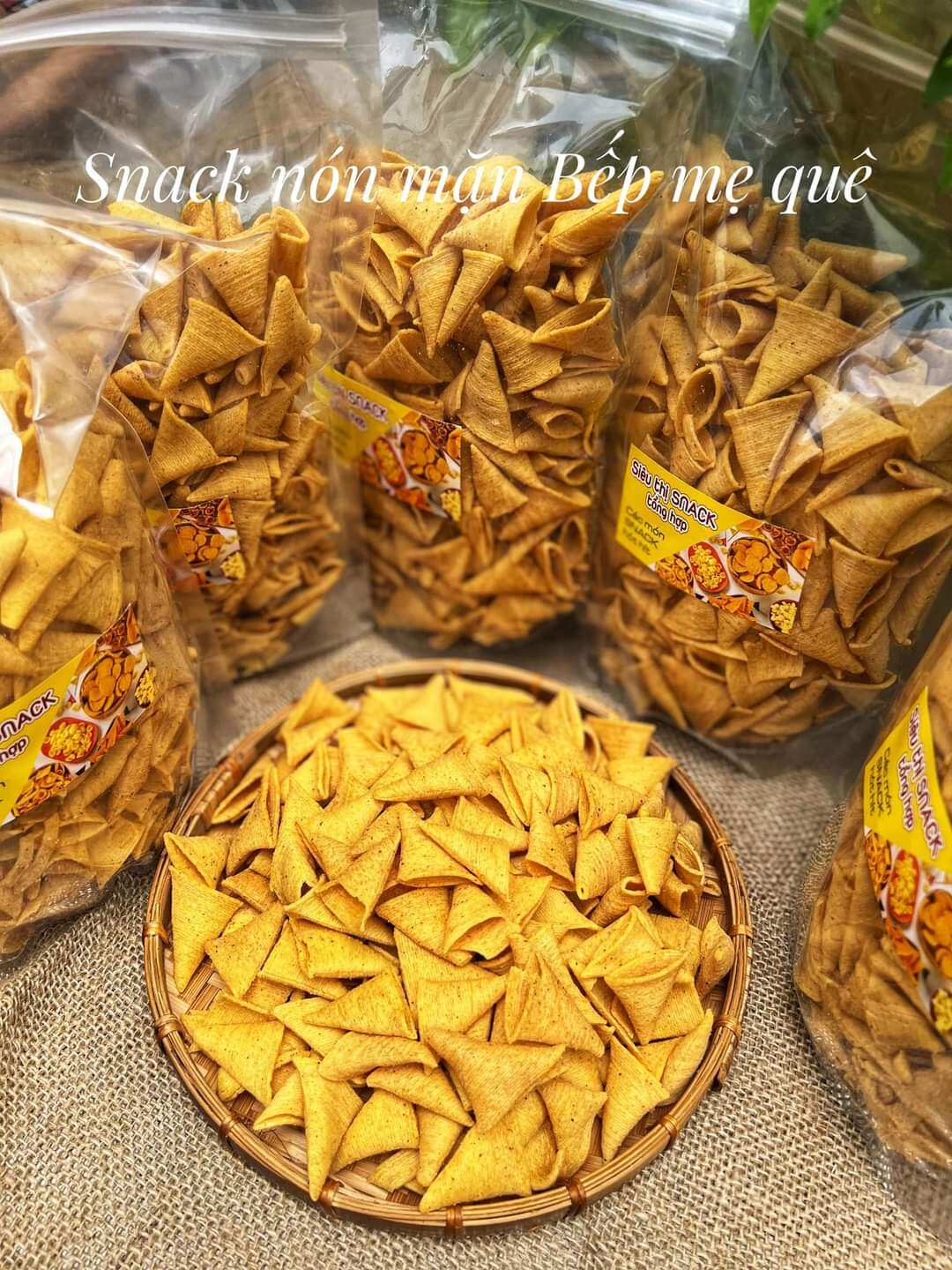 Salty Corn Cone Snack 500g