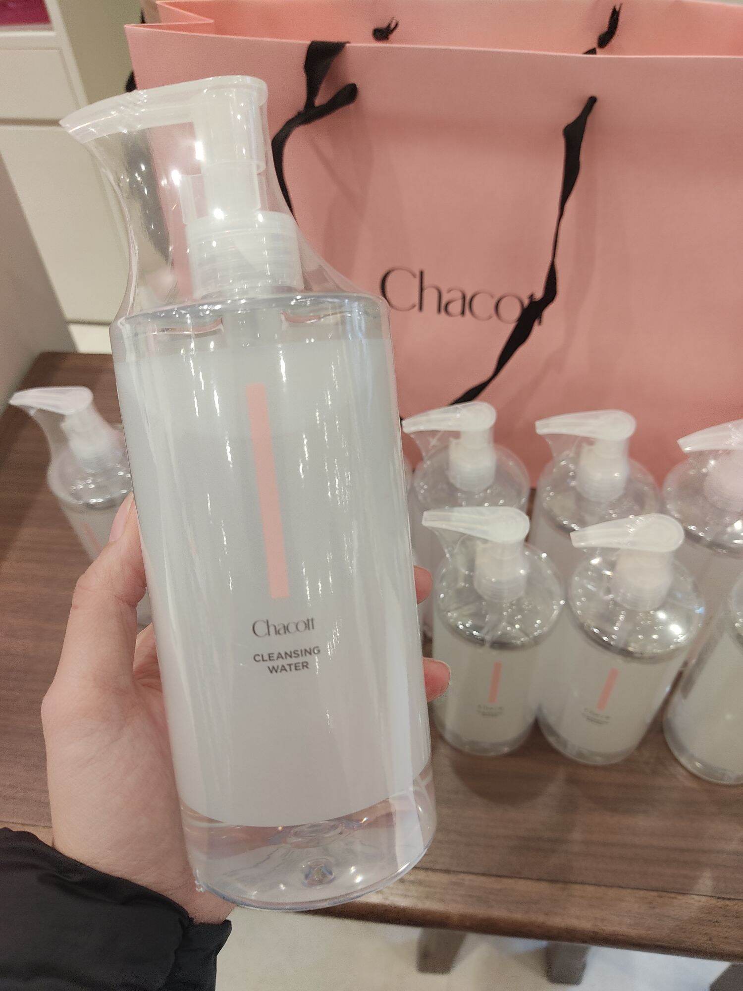 Tẩy trang cleansing water chacott 500ml air nhật bản