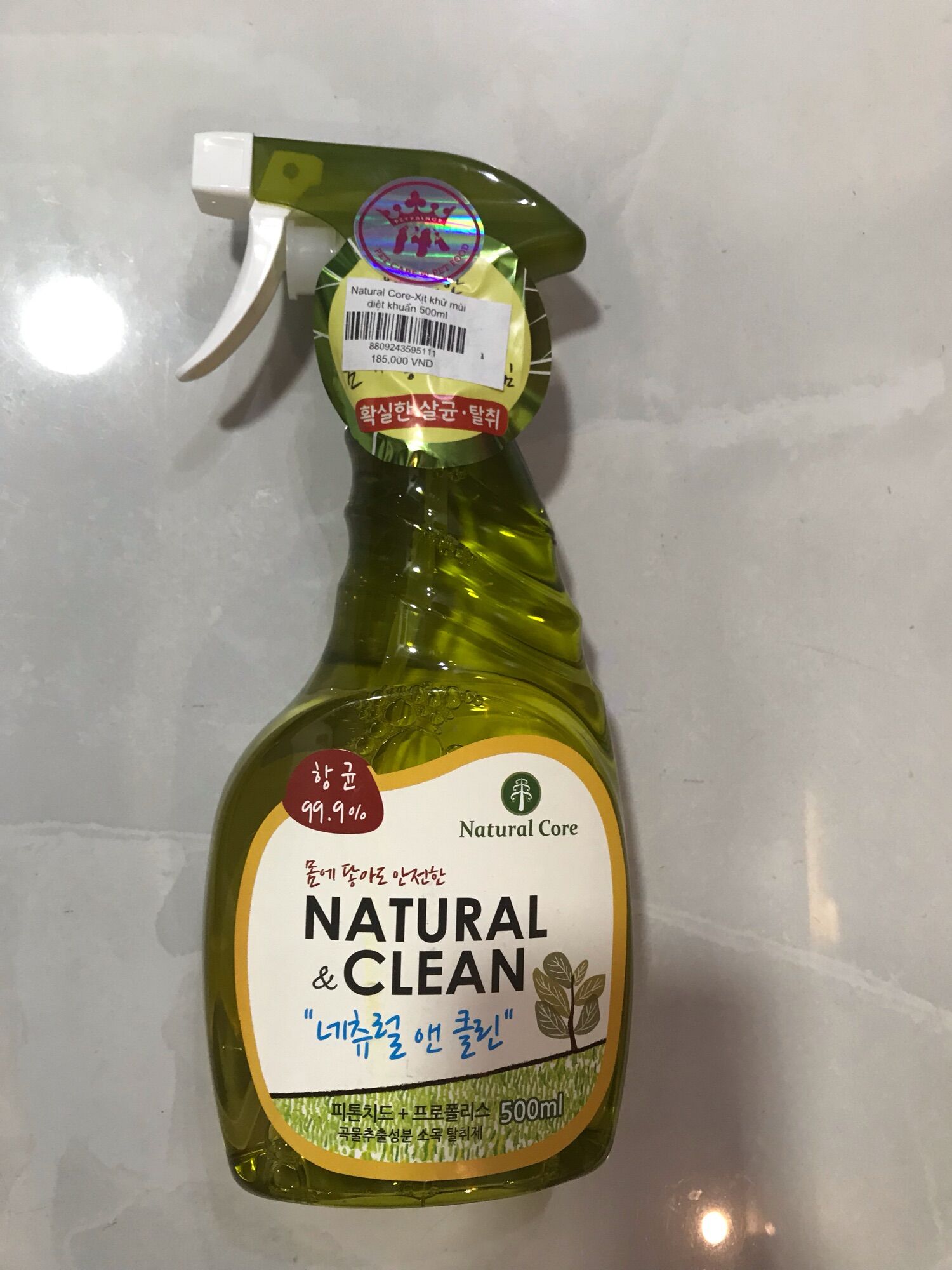 Xịt khử mùi diệt khuẩn Natural & Clean