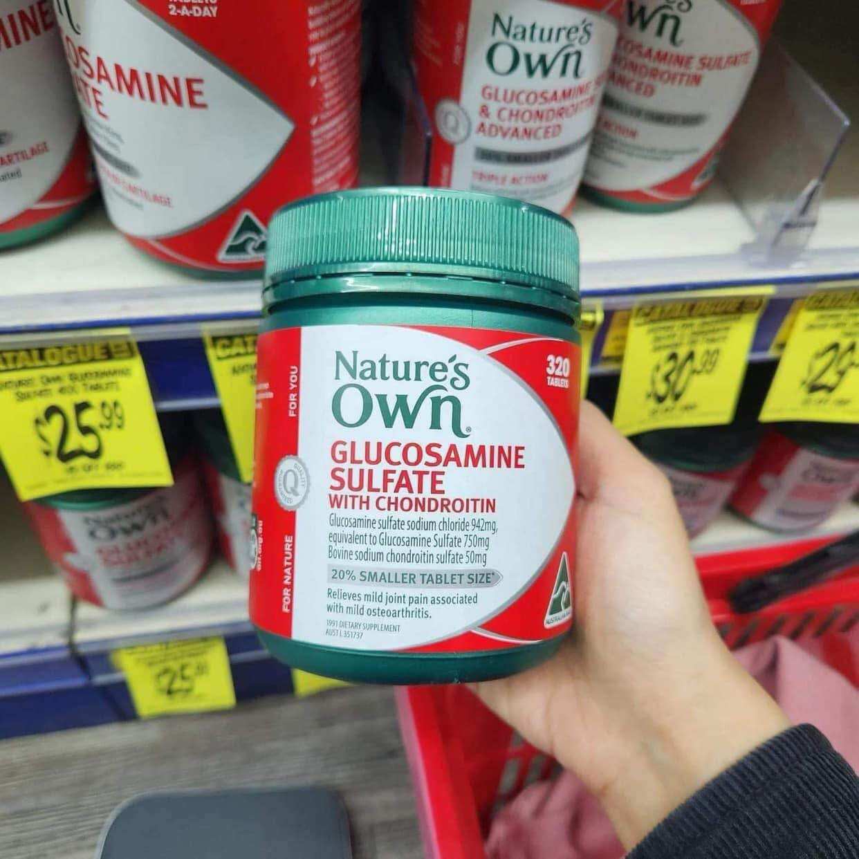 Glucosamin Sulfate With Chondroitin Advanced Nature's Own
