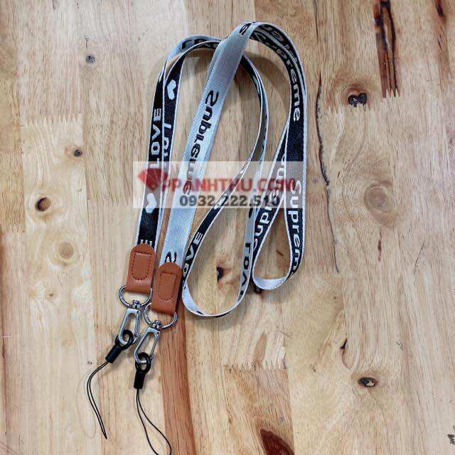 High-Quality Silk Name Card Strap
