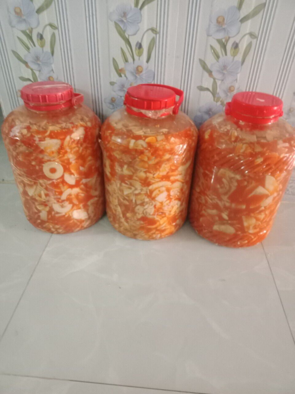 Măng ớt mắc mật bình 70k/ lọ 1,5kg