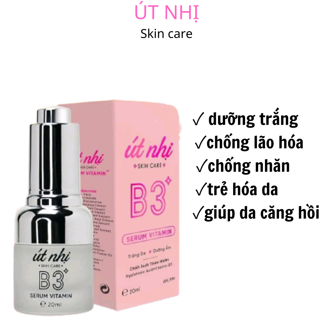 Serum dưỡng trắng da dưỡng ẩm chống lão hóa da vitamin B3 ÚT NHỊ