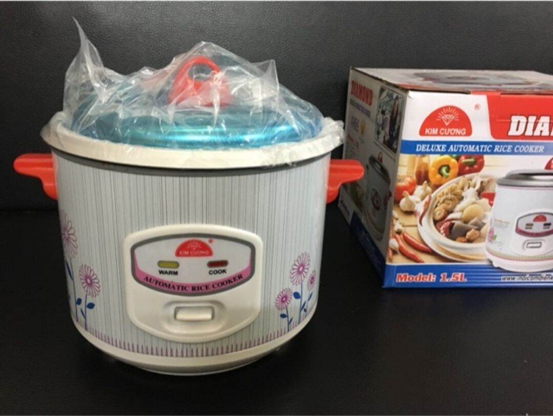 Nồi cơm điện Kim Cương 1.5 Lít nắp rời