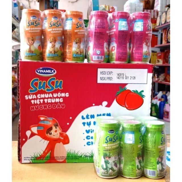[HCM]Lốc 6 chai susu 80ml