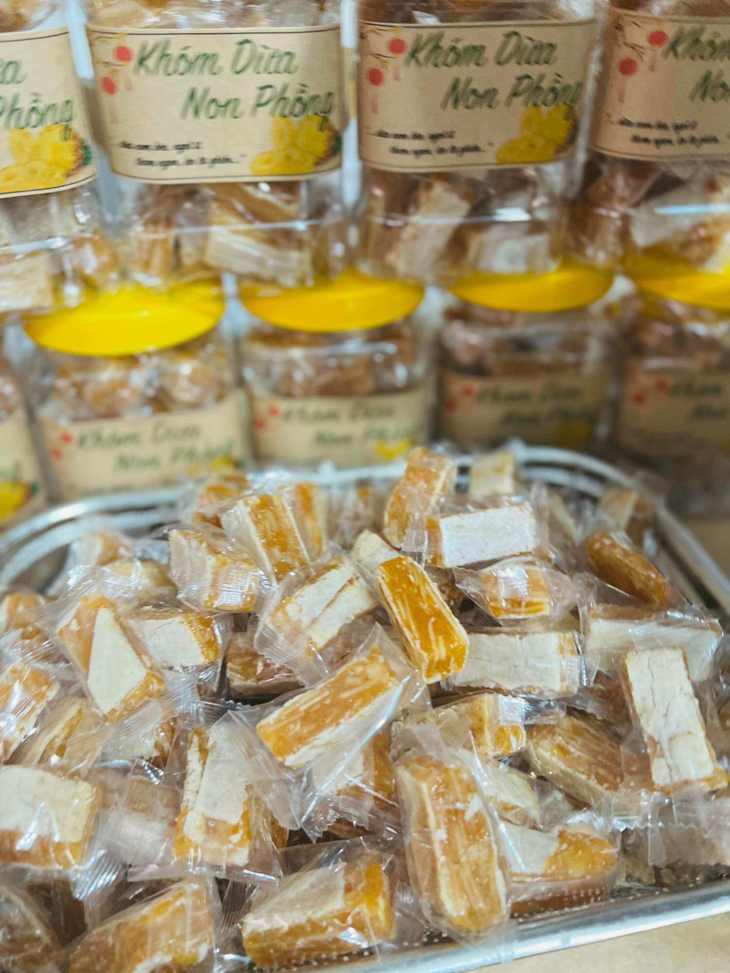 Mít dừa non bánh phồng 500gr