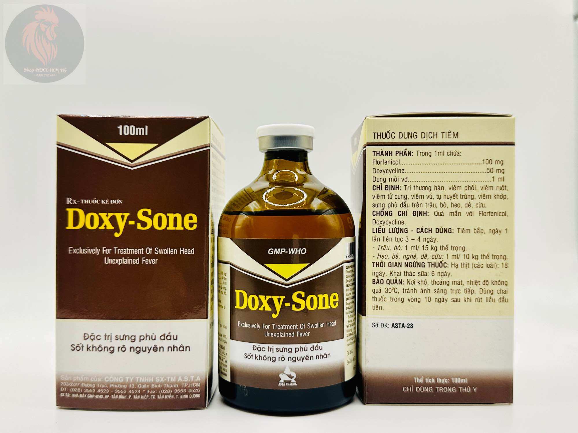 DOXY - SONE 100ml ( Sưng Phù Đầu, Khò Khè )