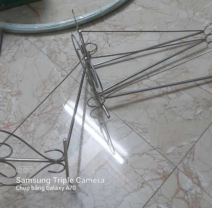 COMBO 4 MÓC TREO LỒNG CHIM INOX CAO CẤP