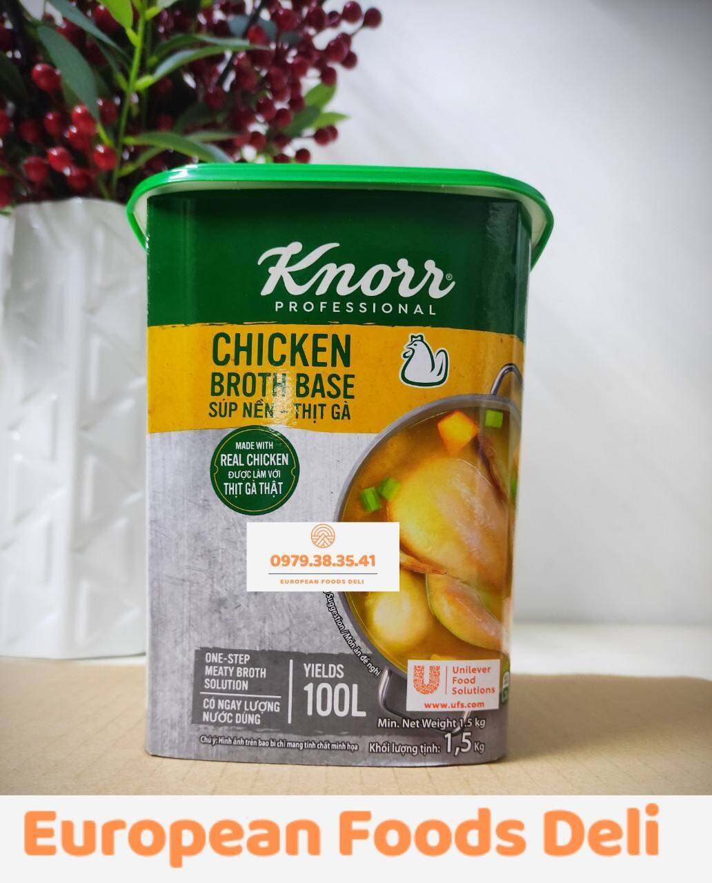 Bột Bò Xốt Nâu hiệu Knorr Demi Glace hộp 1kg