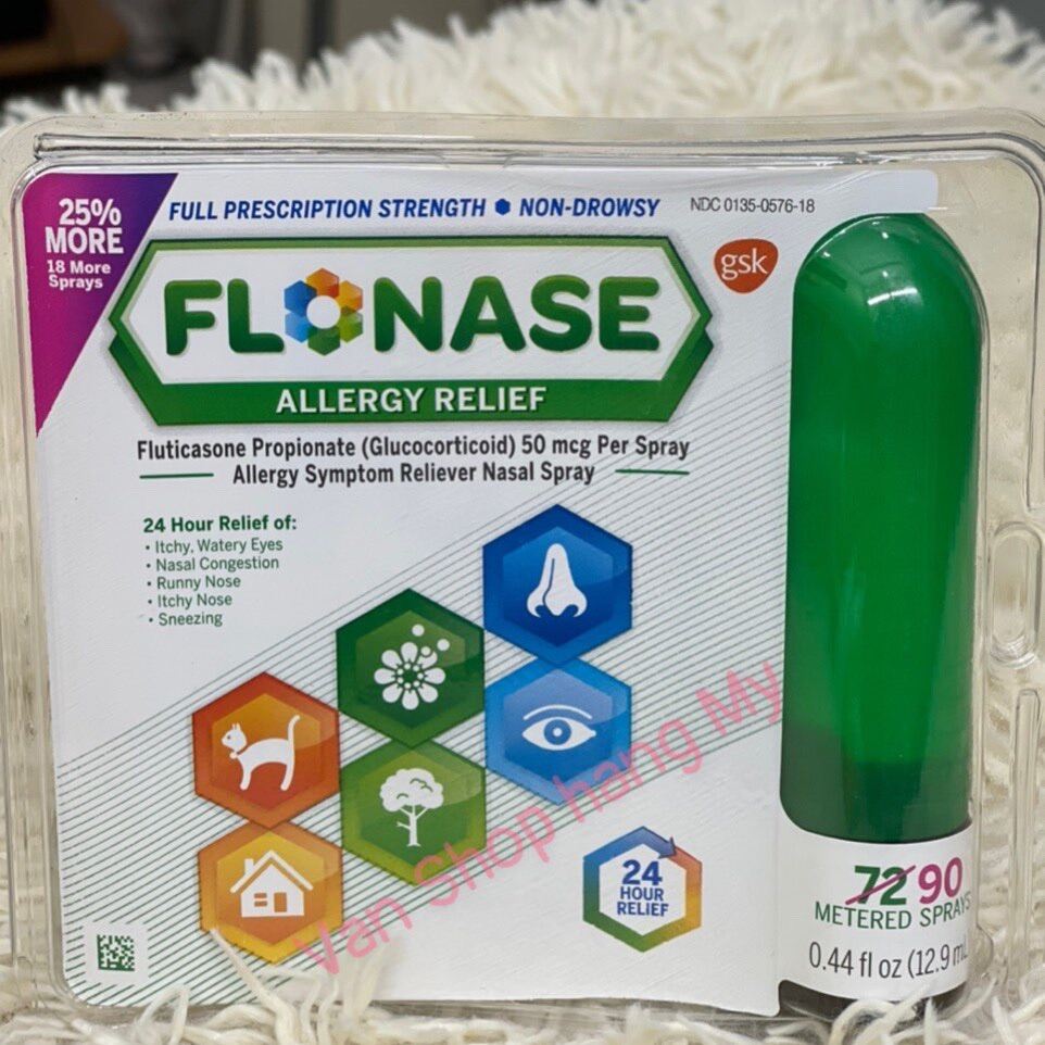 Thuốc xịt mũi chống dị ứng Flonase Allergy Relief 18.2ml_của Mỹ