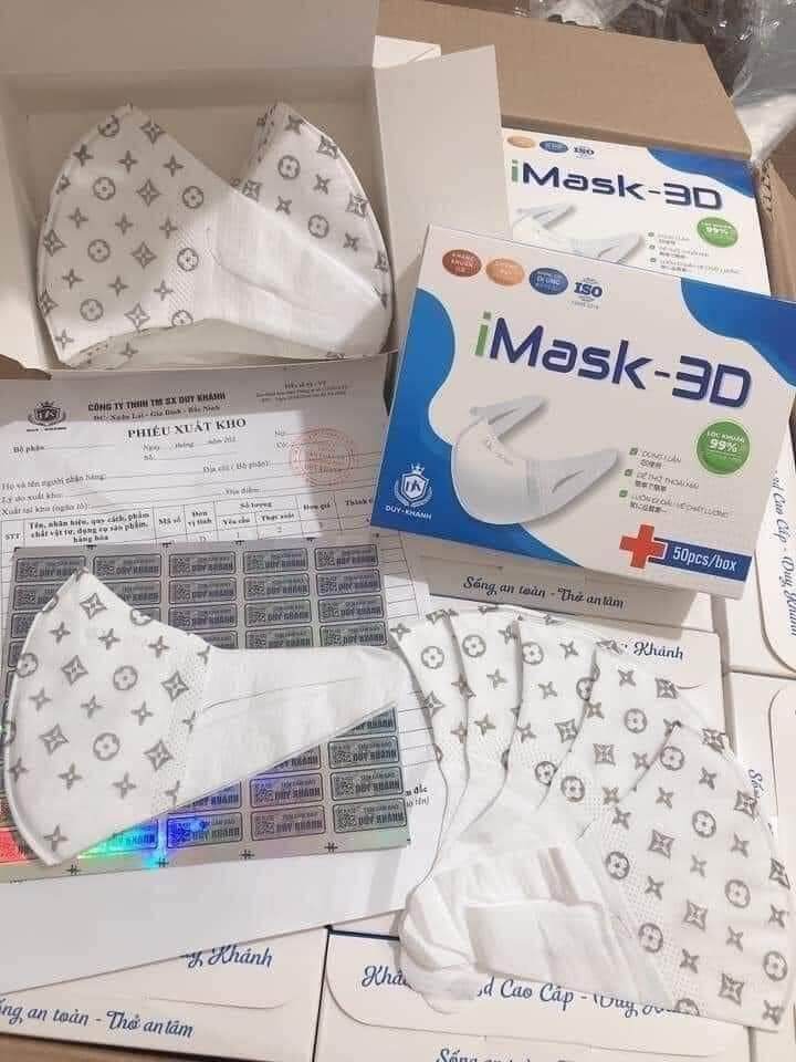 Khẩu trang 3D mask hộp 50 cái