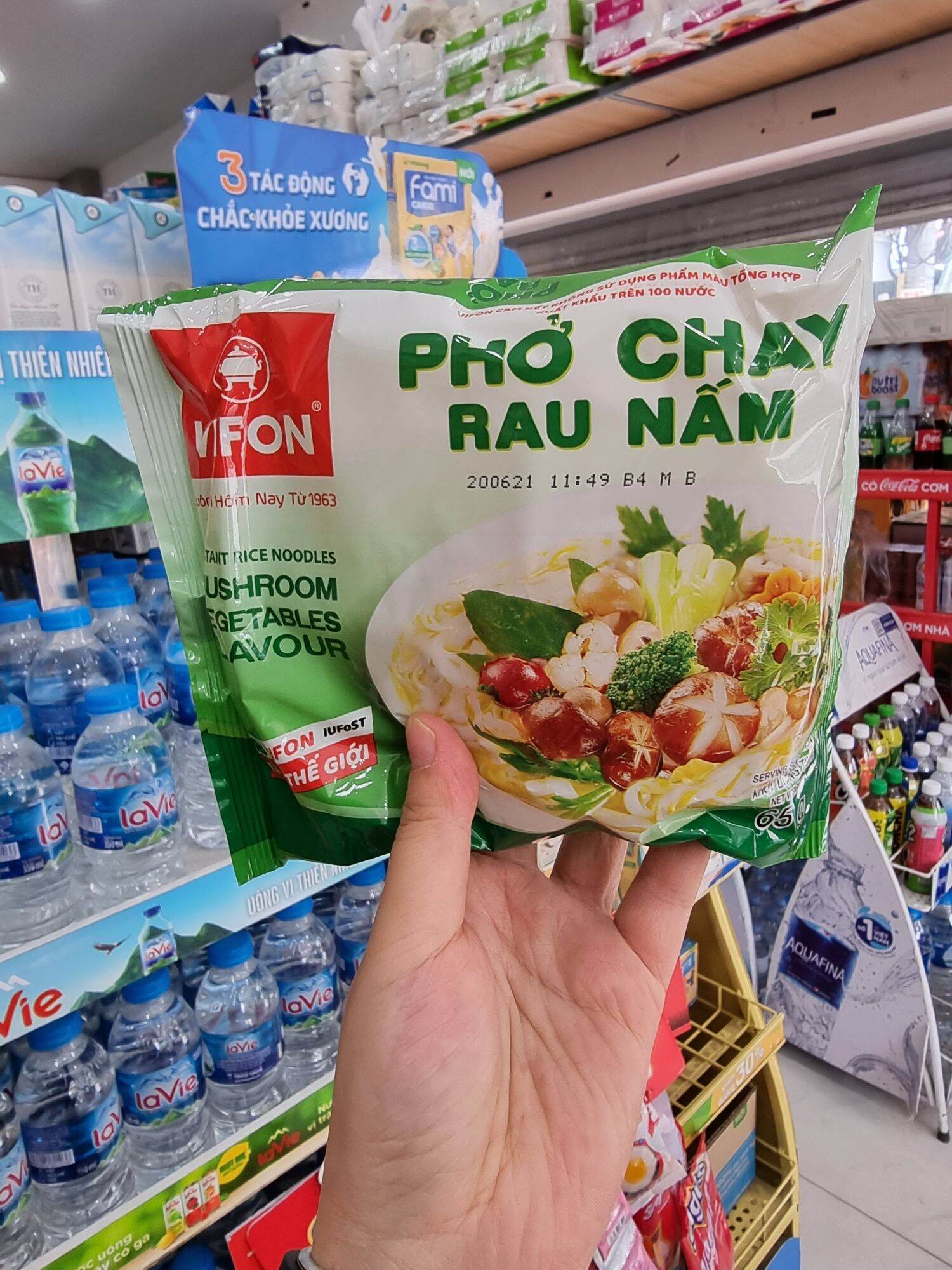 Combo 10 gói phở chay rau nấm Vifon