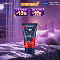 Sữa Rửa Mặt NIVEA MEN Deep Giúp Giảm Mụn - Sáng Da (100 g) - 84415/88521