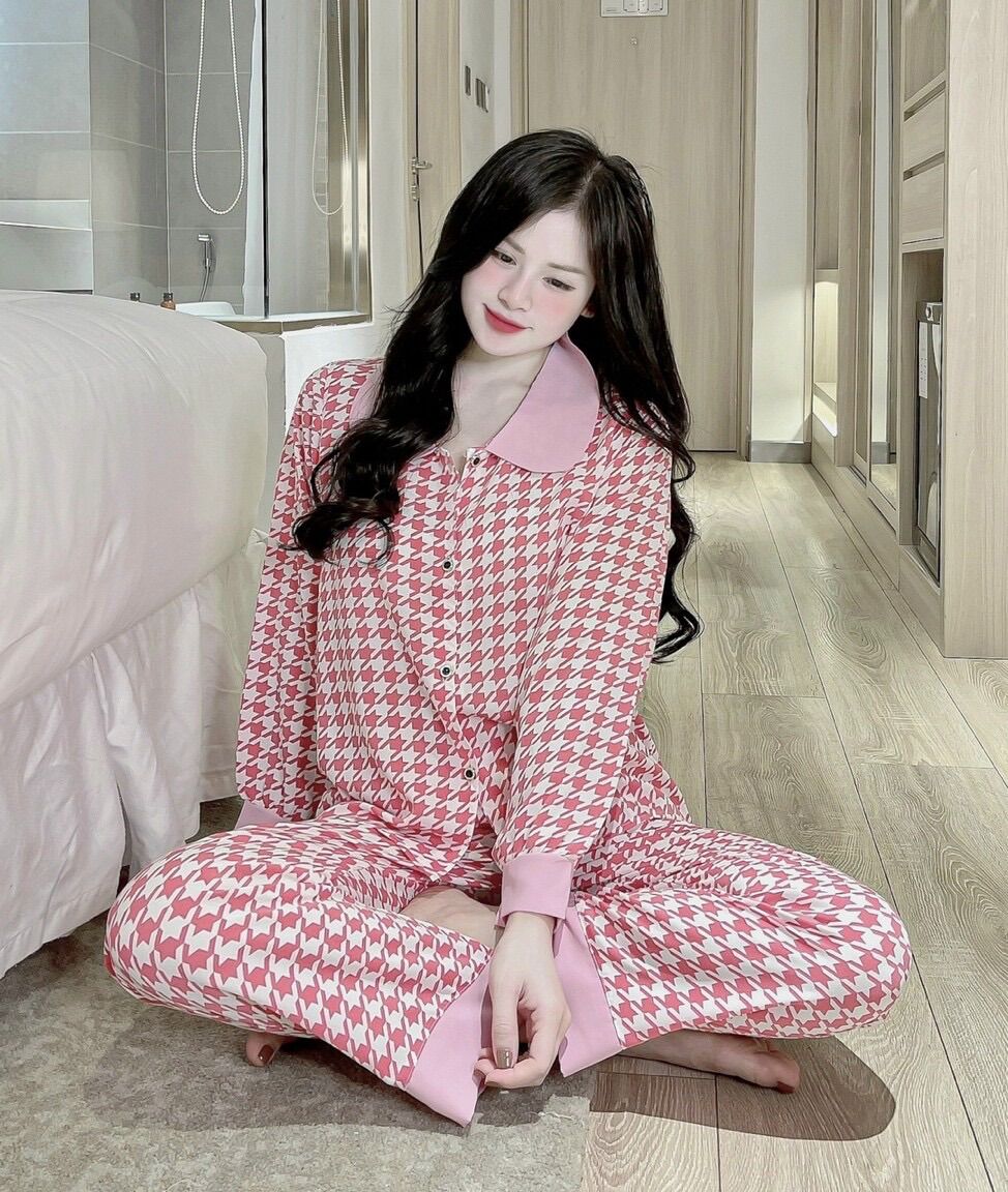 [FREESHIP] PIJAMA LỤA MANGO DÀI TAY CAO CẤP