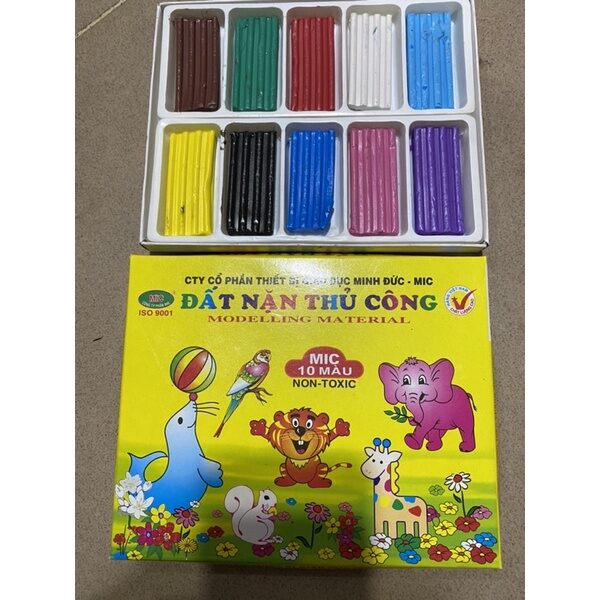 ĐẤT NẶN MÍC THƠM 10 MÀU