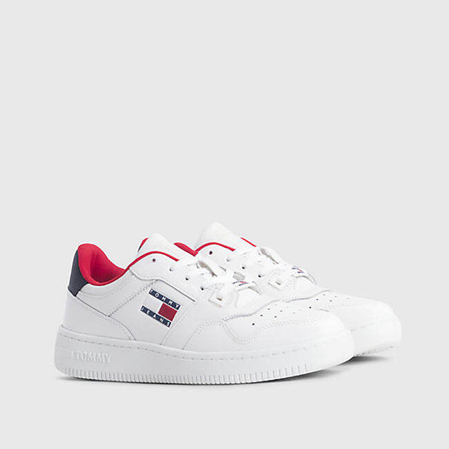 TOMMY HILFIGER - Giày Nữ Tjw Retro Basket Glossy EN0EN022060K4