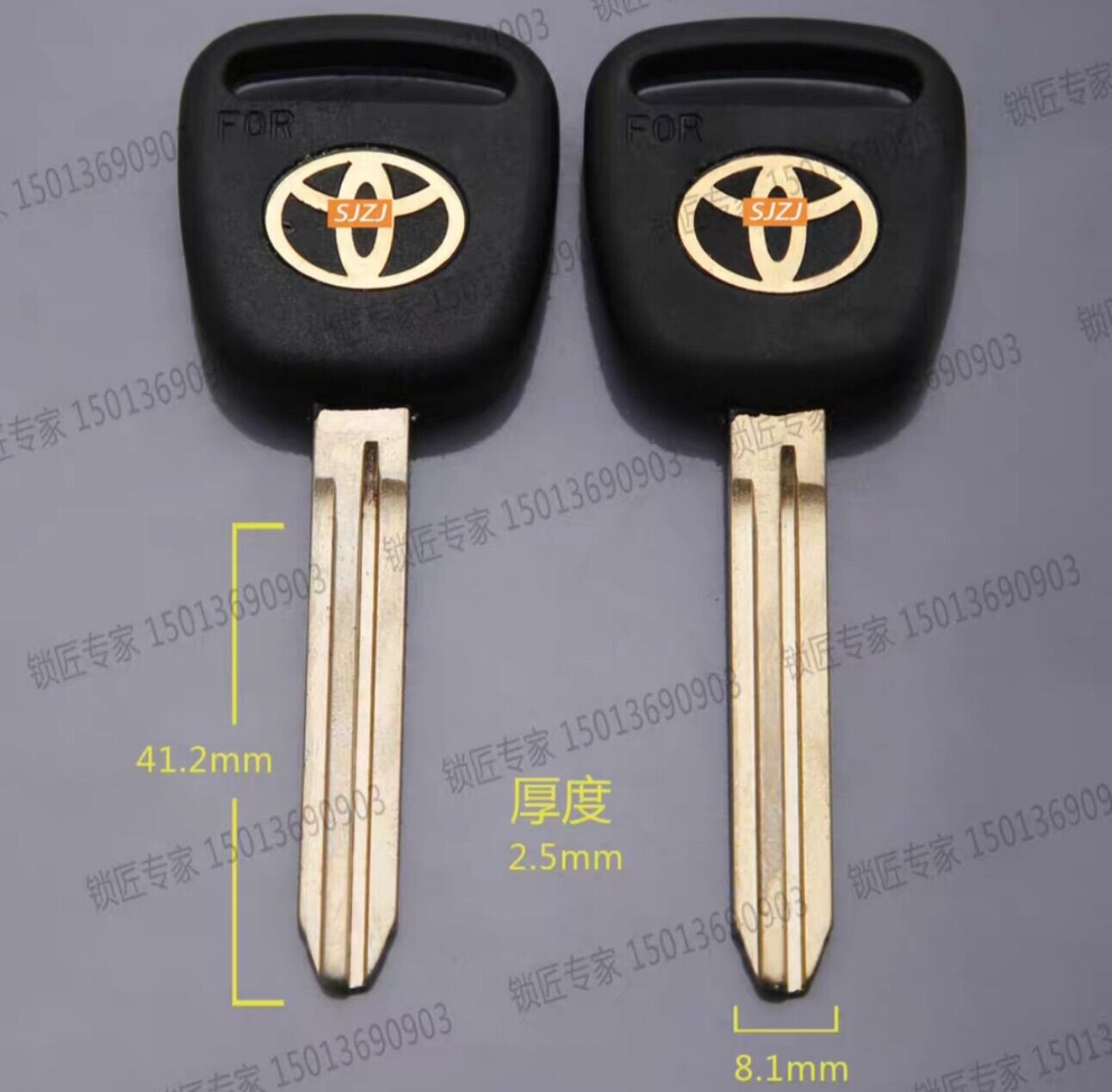 Chìa khoá xe TOYOTA hàng thái lan ( COMBO 2 chìa )